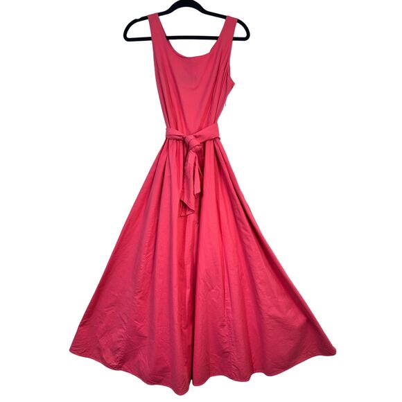 Outback Red VTG A-Line Fit & Flare Pink Maxi Dress Size 10 Cottagecore Prairie - Picture 5 of 7